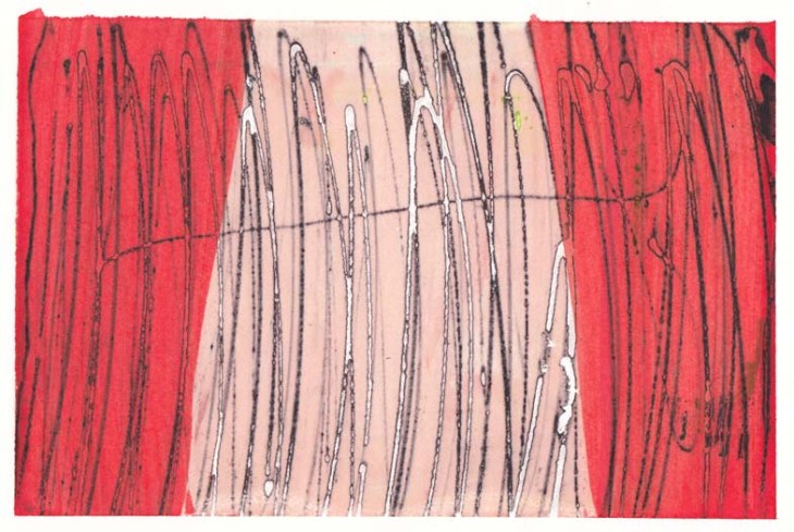 Screen print using dyes, 26 July 2013