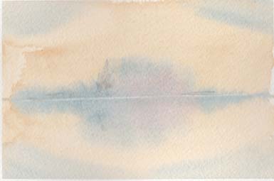 Cool colours into a warm background - the basis for Turner's "Blue Rigi"