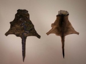 Installation view, Homeground I and II, Brenda Goggs,  2013 tapestry.