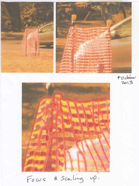 From original photograph to scaled-up final image.