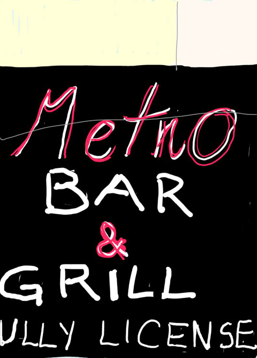 Old neon sign Goulburn.