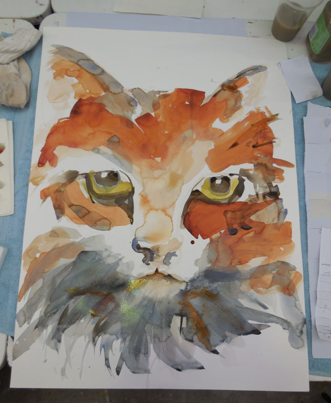 This is definitely my cat when I look at those eyes! Final emphasis is in place.