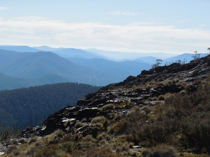 Mountain views, from Mt Aggie, Australian Capital Territory, 17 May 2015