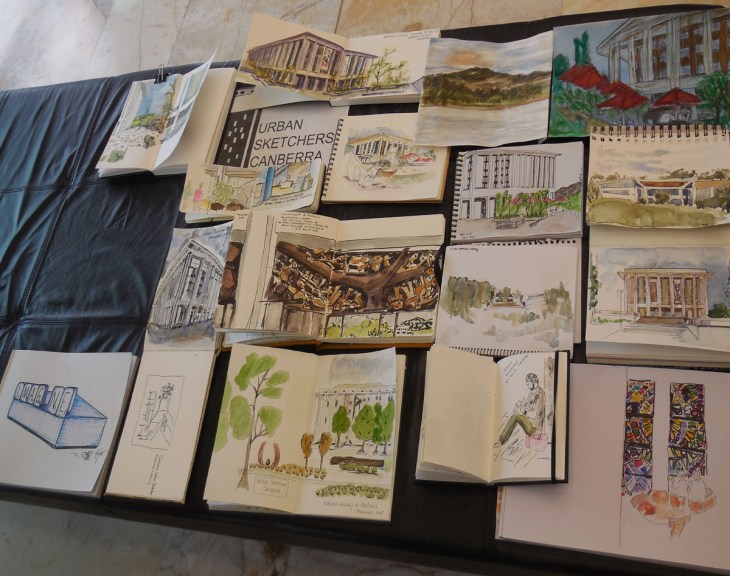 Some of our final works on the day